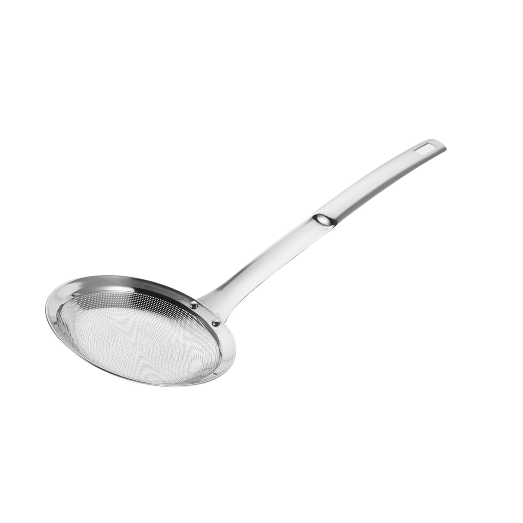 DECHOUS Fine Mesh Skimmer Spoon Stainless Steel Oil Filter Strainer with Handle for Kitchen Frying Soup and Hot Pot Cooking Tasks