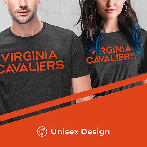 Camiseta de algodón Virginia Cavaliers XXL sin etiqueta que evita rozaduras en la piel 2