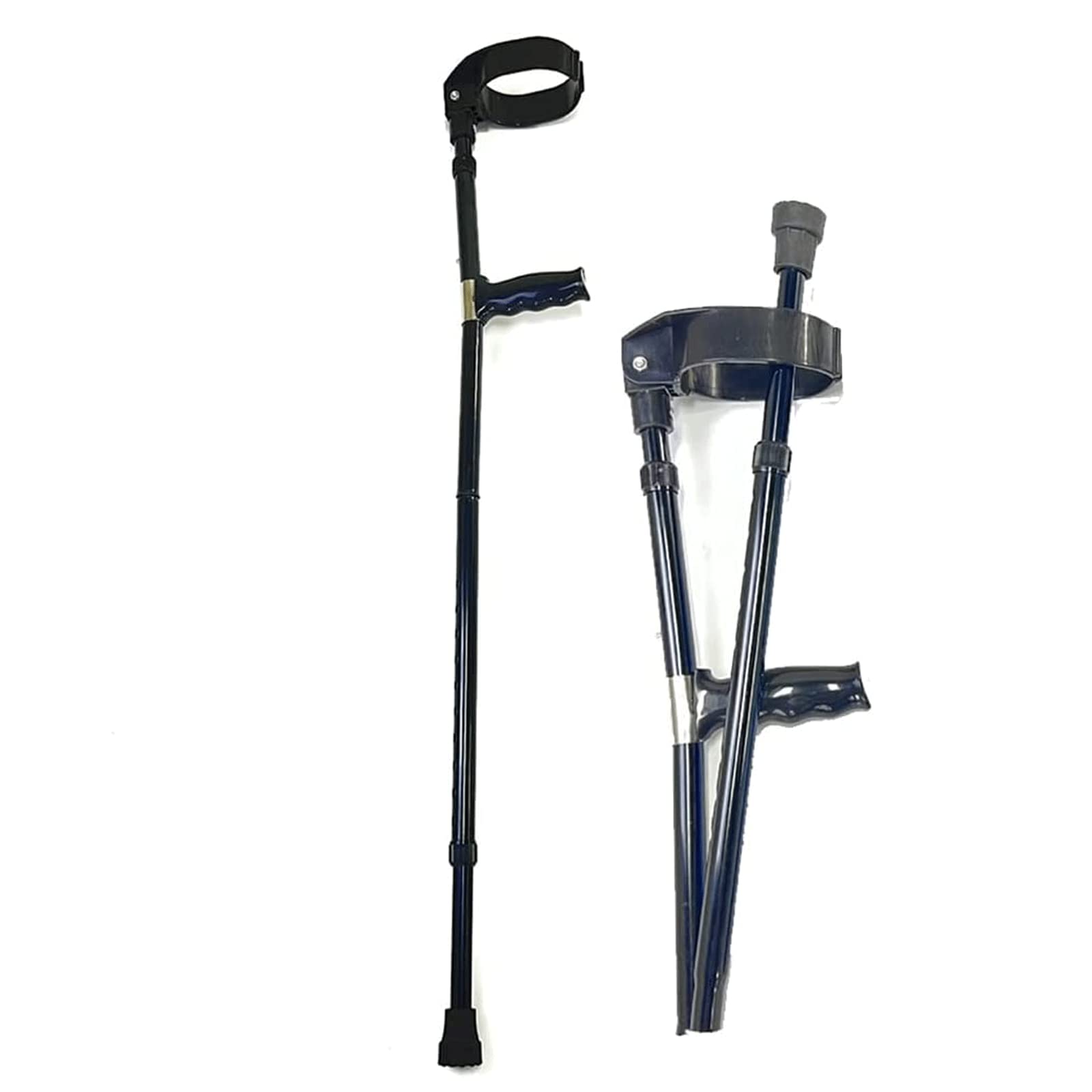 Muleta ergonómica para antebrazo, ajustable, ligera, plegable, para personas mayores y personas con discapacidad