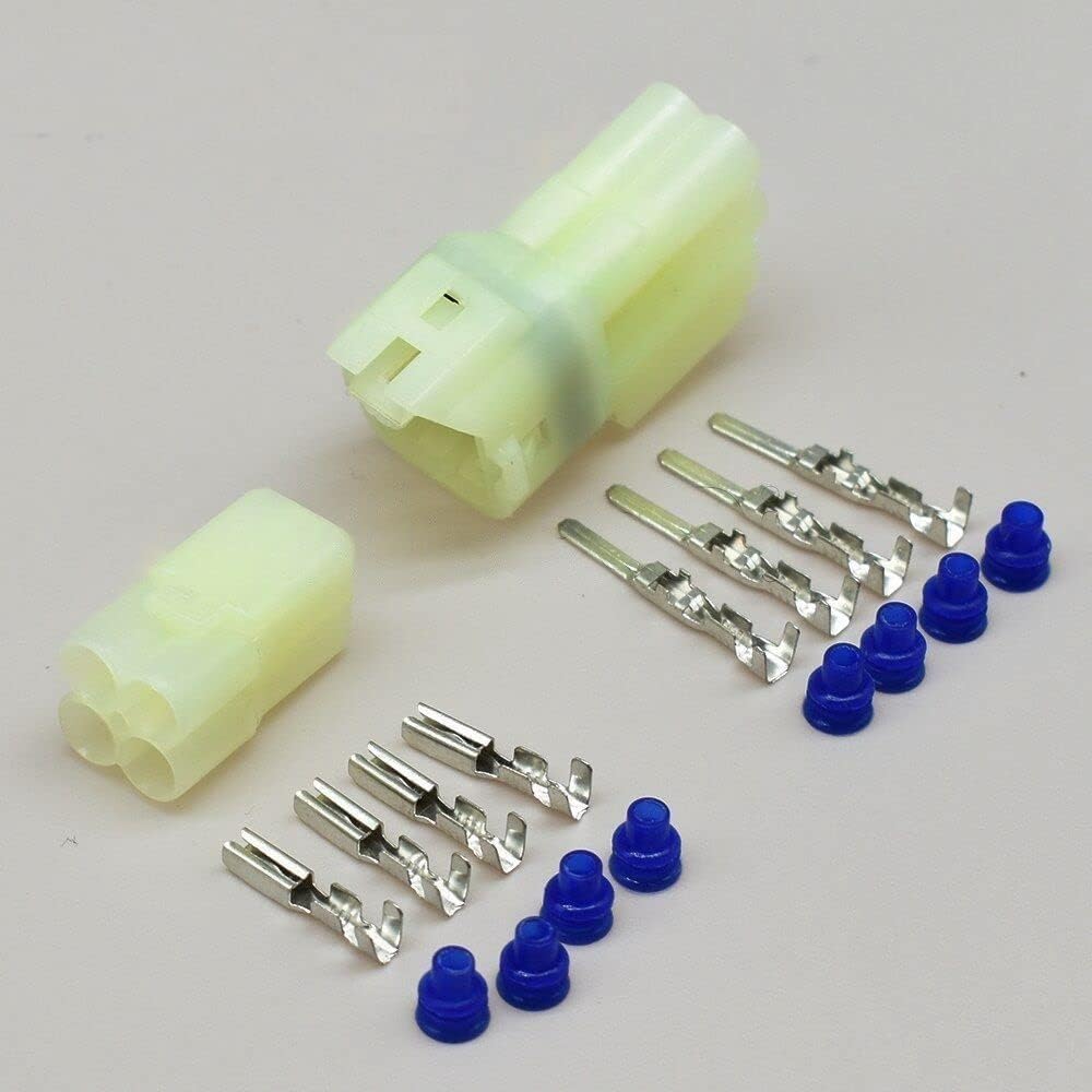 JK Wire Solution Waterproof 4 Pin Connector Male Female| 4 Way Automotive Connector for E-Bike, Cars & Motorcycle Wiring (Pack of 4)-image-5