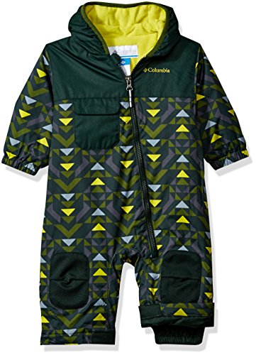 Columbia Kid's Hot-tot Suit Outerwear, Pesto Triangles, 0-3 months
