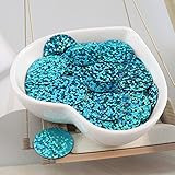 Flache, runde Pailletten, 6–30 mm, für Bastelarbeiten, Damen-Kleidungsstück, Zubehör zur Schmuckherstellung, Hochzeitsdekoration, 10 g, mehrfarbig