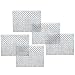 Luffy Stainless Steel Mesh, 2.5x4 Inches, No More Messy or Floating Moss, Strong and Flexible, Easy to Use with All Aquatic Plants Including Java, Pellia, Riccia, Star and Flame Moss, 5 Pack