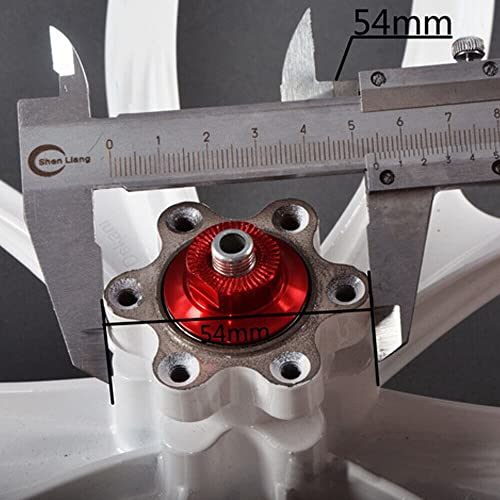 Tqshoop 26" Mountain Bike Wheelset, 10 Spoke Rims Mag Alloy Bike Wheelset Disc Brake, Bicycle Front Rear Bicycle Wheel Brake Kit For Mountain Bike (Black) #TOP2