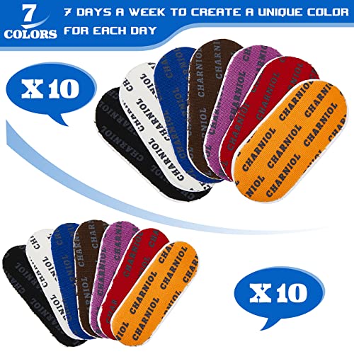 140 Pack 2 Sizes Bowling Thumb Tape Protective Performance Bowling Finger Tape 7 Colors Elastic Bowlers Tape Exercise Bowling Tape For Fingers For Men Women Bowlers Sport Bowling Protection Accessory #TOP2