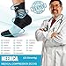 NEENCA Professional Compression Socks, Medical Athletic Ankle Socks for Injury Recovery & Pain Relief, Sports Protection, Circulation —1 Pair, 20-30 mmhg