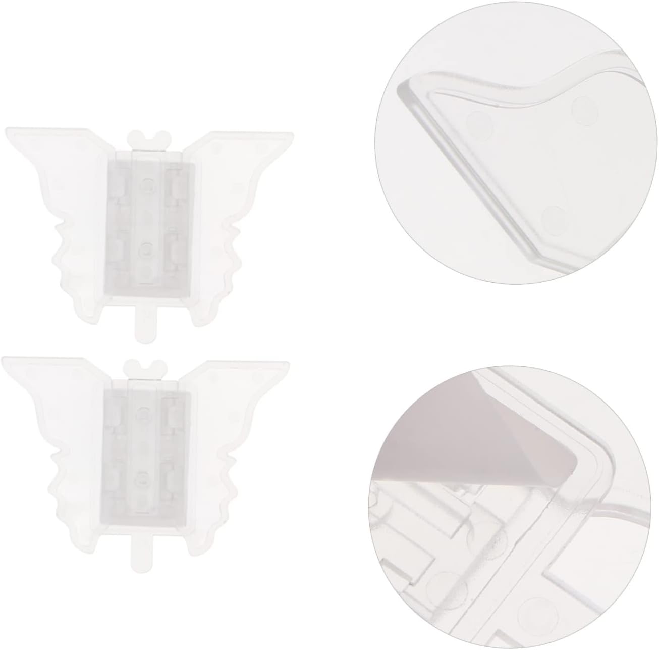 DOITOOL 30pcs Boy Girl Safety Window Locks Easy Peel Adhesive Locks for Doors and Windows No Drilling Fall Protection Material Safety for Boys and Girls