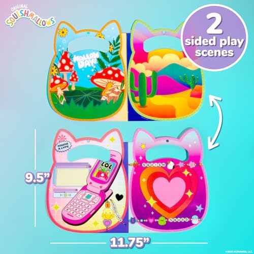Image of Horizon Group USA Puffy Sticker Playset for Kids, Squishmallows