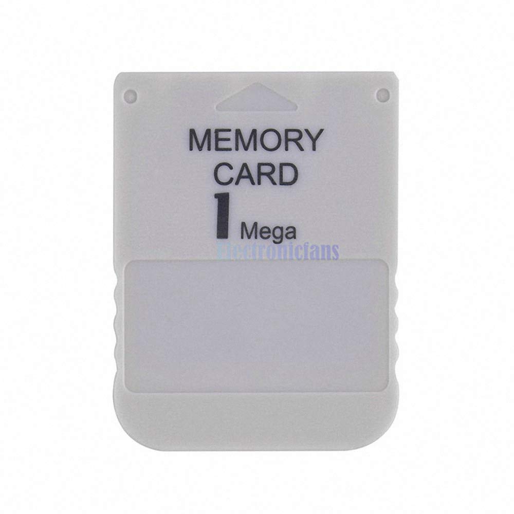 White 1MB 1 MB 1M Memory Card for Playstation One for PS1 one PSX Game System Gamers Wholesale 100% New Origin