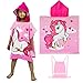 FILOWA Enfants Serviette de Bain pour Filles Serviette Plage à Capuche Poncho Licorne Microfibre Cape Absorbant Baignade Natation Vacances Surf Motifs Mignons Sortie de Bain Bébé 2-6 Ans, 60*120cm