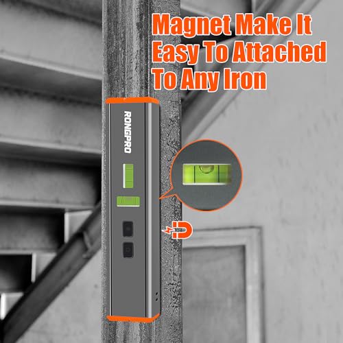 Rongpro Portable Laser Level With Magnetic -Multipurpose 15Ft Cross Leveling Line,Mini Torpedo Level For Hanging Picture Wall Writing Home Renovation thumb #3