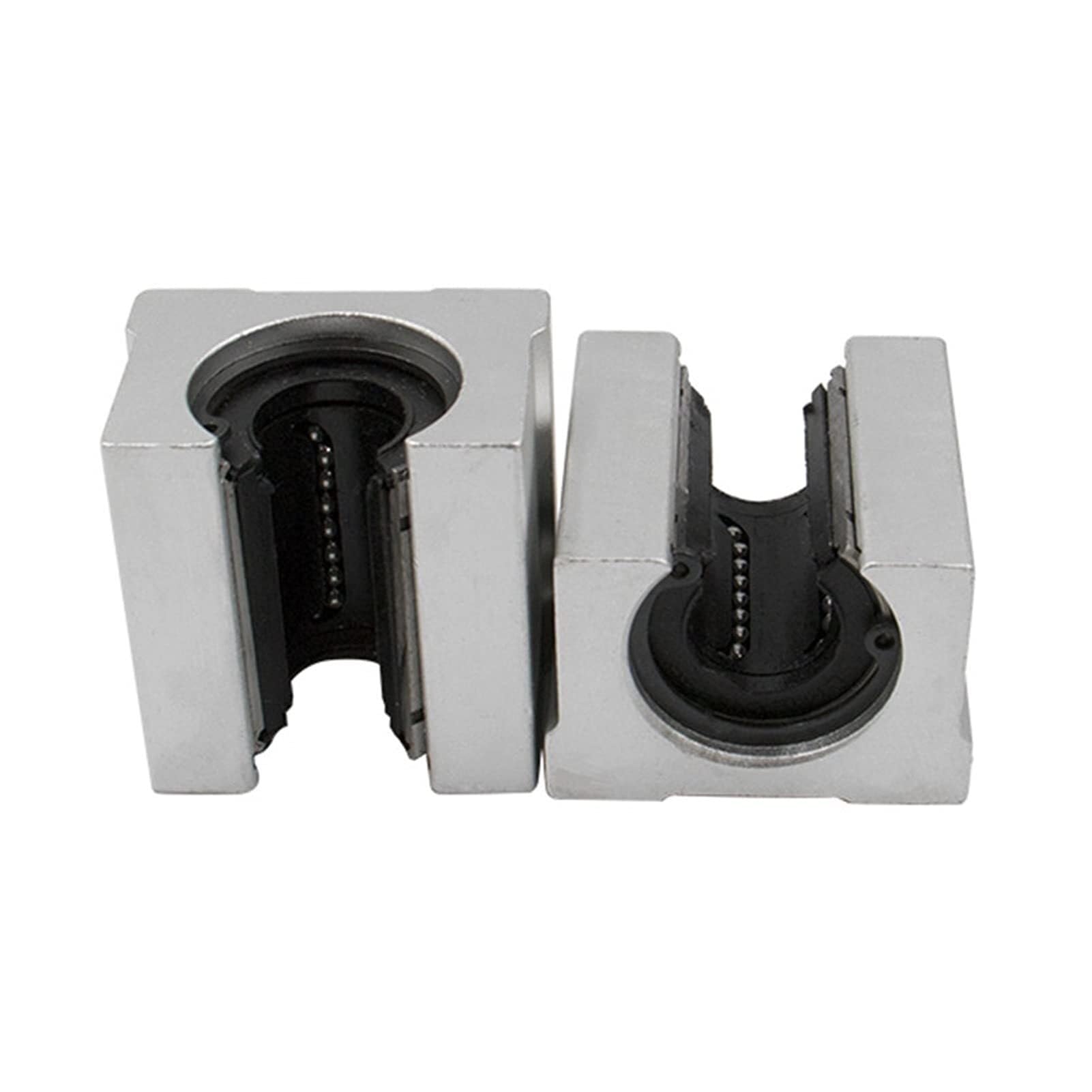 Rillenlager, 2 Sbr10 Sbr12 Sbr16 Sbr20 Sbr25 Lineare Wellenstangenschienenführung + 4 Gleitlagerblöcke (Farbe: 2SBR25 4SBR25UU, Führungslänge: 550 mm)
