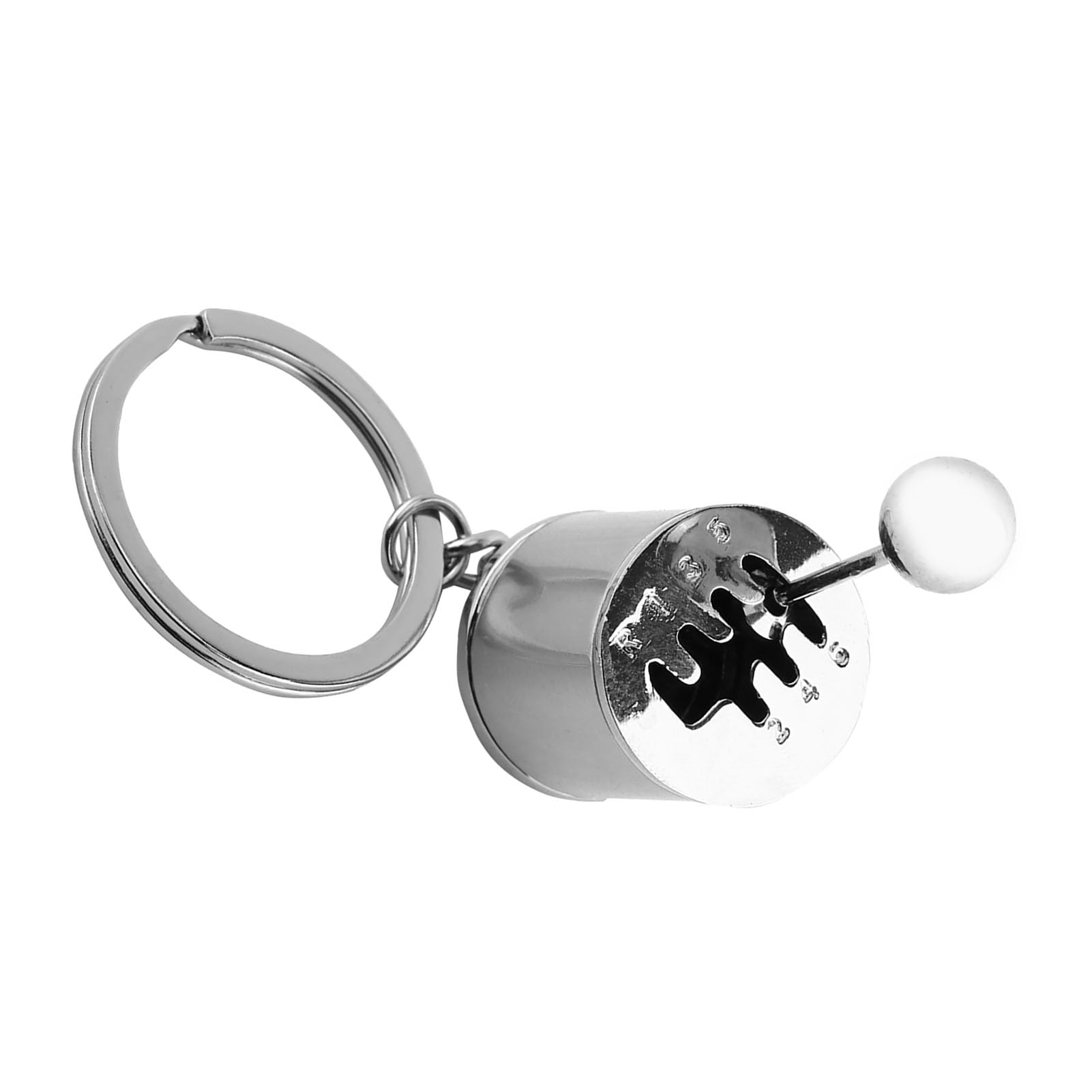 Gadget portachiavi, portachiavi con cambio manuale a sei marce, portachiavi con portachiavi giocattolo, per borse/cellulari per le chiavi dell'auto( black
