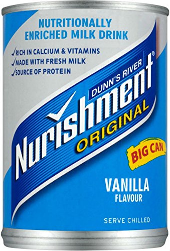 Dunns River Nurishment Original Big Can Vanilla Flavour 12 x 400gram