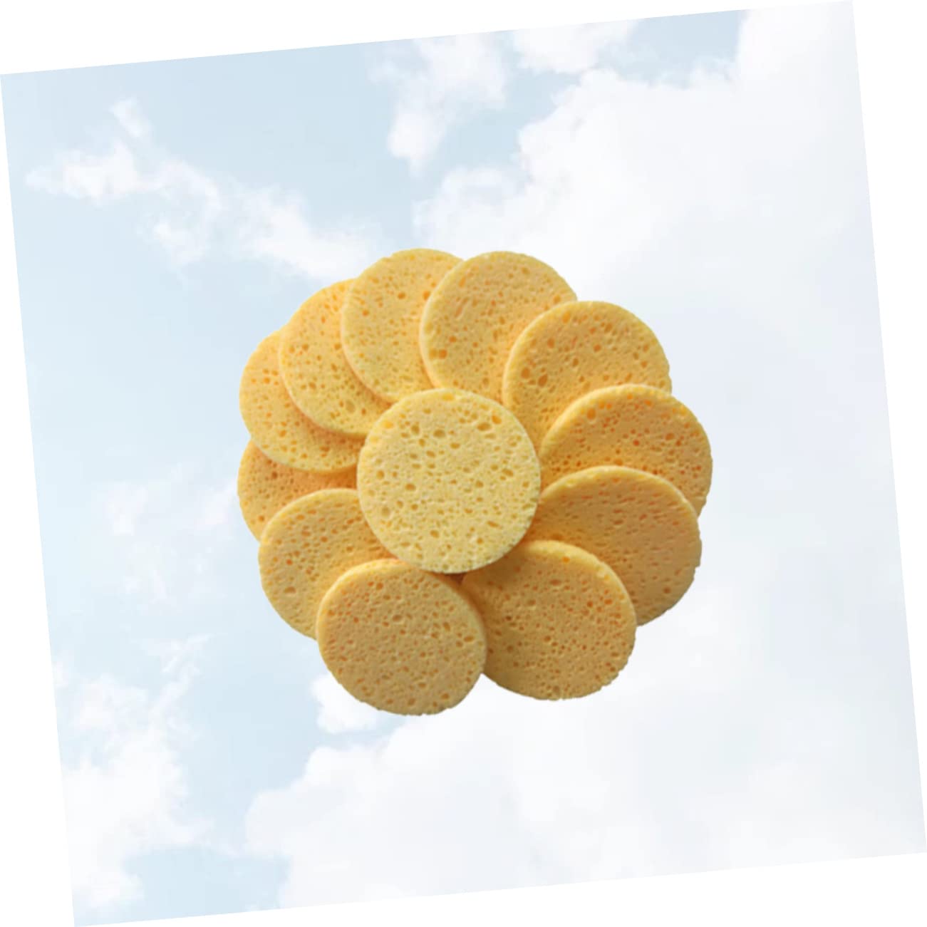 3 Set Di Dischetti Struccanti in Cotone Delicati Per La Pulizia Del Viso Per La Rimozione Del Trucco Sicuri Per Rotondi 70x8 Mm 100 Dischetti 20 Pezzi*3