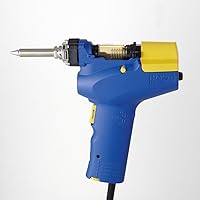 Hakko FR-301 Portable Desoldering Tool - Adjustable 350-500°C Temp, Ergonomic Grip, Low-Vibration Pump for Precise Electronics Repair