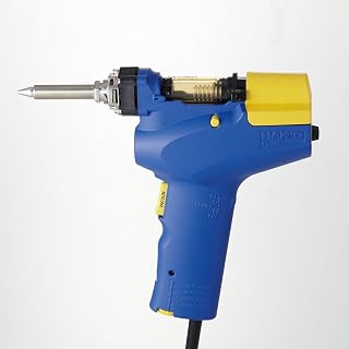 Hakko FR-301 Portable Desoldering Tool - Adjustable 350-500°C Temp, Ergonomic Grip, Low-Vibration Pump for Precise Electronics Repair
