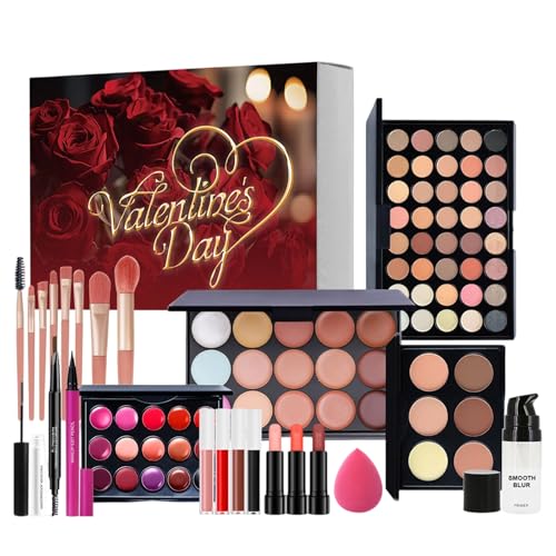 Kits De Maquillaje, Comodidad Durante Todo El Día, 1 Juego, Set De Maquillaje De San Valentín, Regalo De Cosméticos Para Mujeres, Con Fórmula Agradable Para La Piel Sensible, Para Madre Amigas H