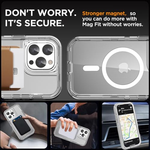 AICase for iPhone 15 Pro Max Case Clear Compatible with MagSafe 3 in 1 Heavy Duty Drop Protection Full Body Rugged Shockproof/Dust Proof 3-Layer Military Protective Tough Durable Cover 6.7"_4 - Thumbnail 2