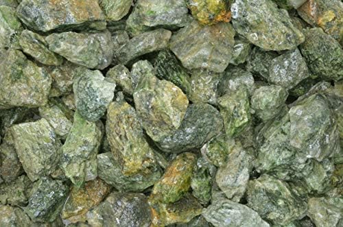Fantasia Materials: 1 lb of Green Diopside Rough Stones from Africa