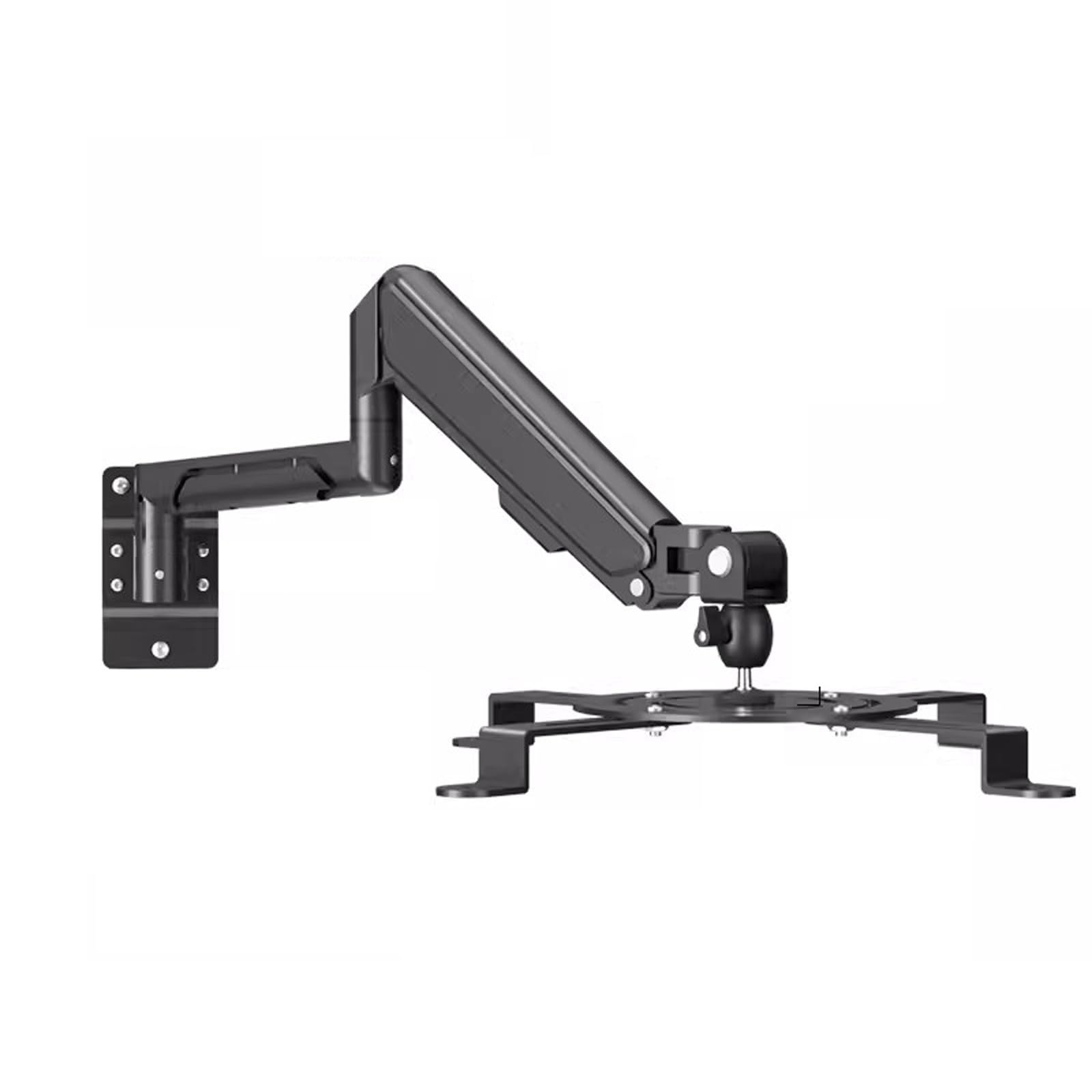YNBSHGAA Projector Stand Projector Bracket Folding Hanging Bracket Wall Mounted Hanging Bracket Universal Telescopic Rotating Projector Bracket Projector Bracket Mount,Black-Double section