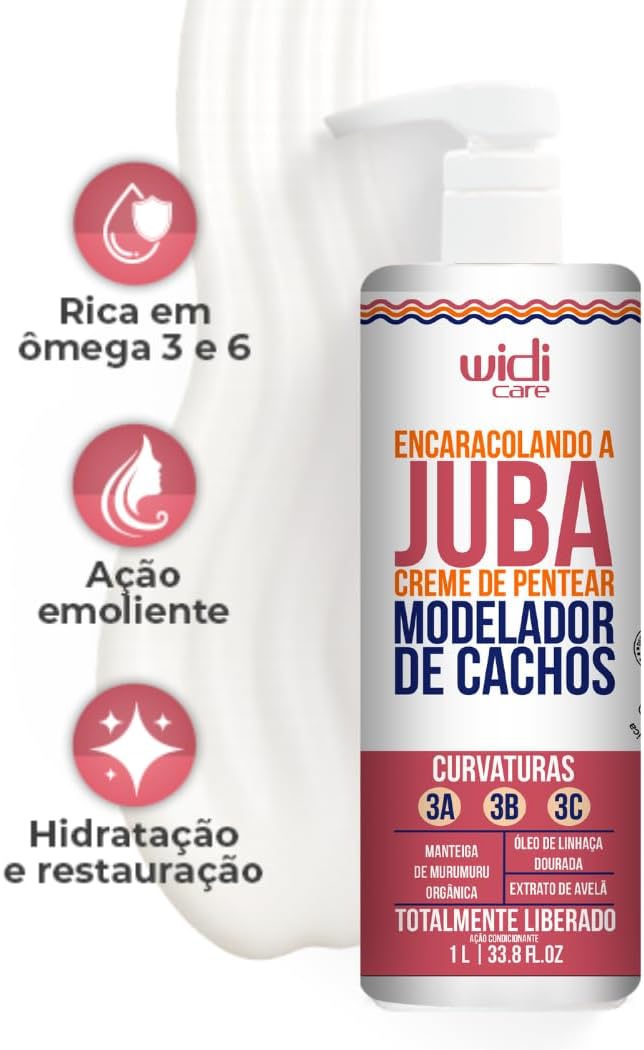 Widi Care Creme de Pentear Encaracolando a Juba 1l
