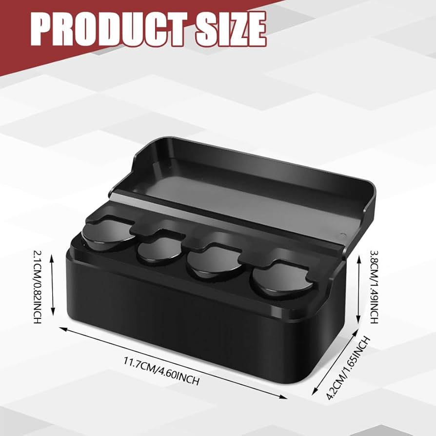 Amazon.com: PACLVIO Coin Holder for Car, Portable Mini