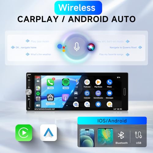 Radio para Auto 6.9'' VECHTEL con Pantalla Táctil HD miniatura 2
