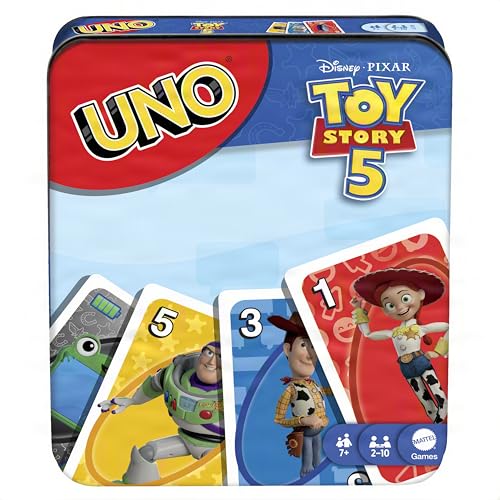 Mattel Games UNO Disney and Pixar Toy Story 5 Card Game