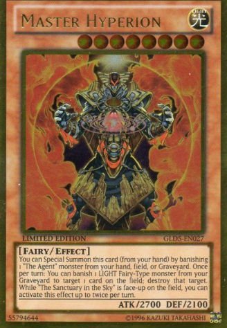 Amazon.com: Yu-Gi-Oh! - Master Hyperion (GLD5-EN027) - Gold