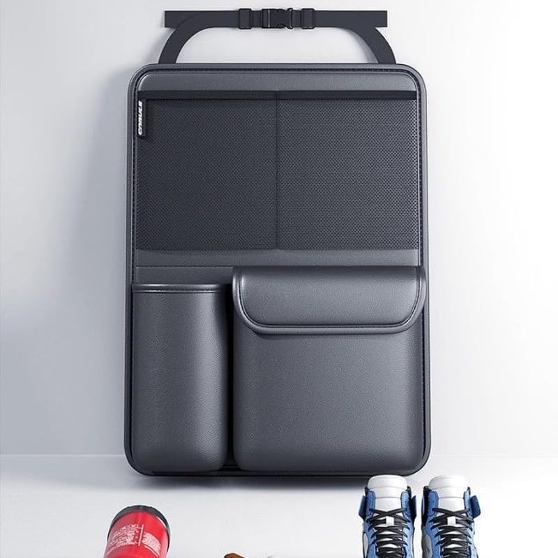 Organizador Maletero para Land Rover Range Rover Sport III 2025 2024 2023 2022, Piel Bolsa de Almacenamiento Suspendida Asiento Trasero Orden de Coche Accesorios Interior Contenedor,2pcs