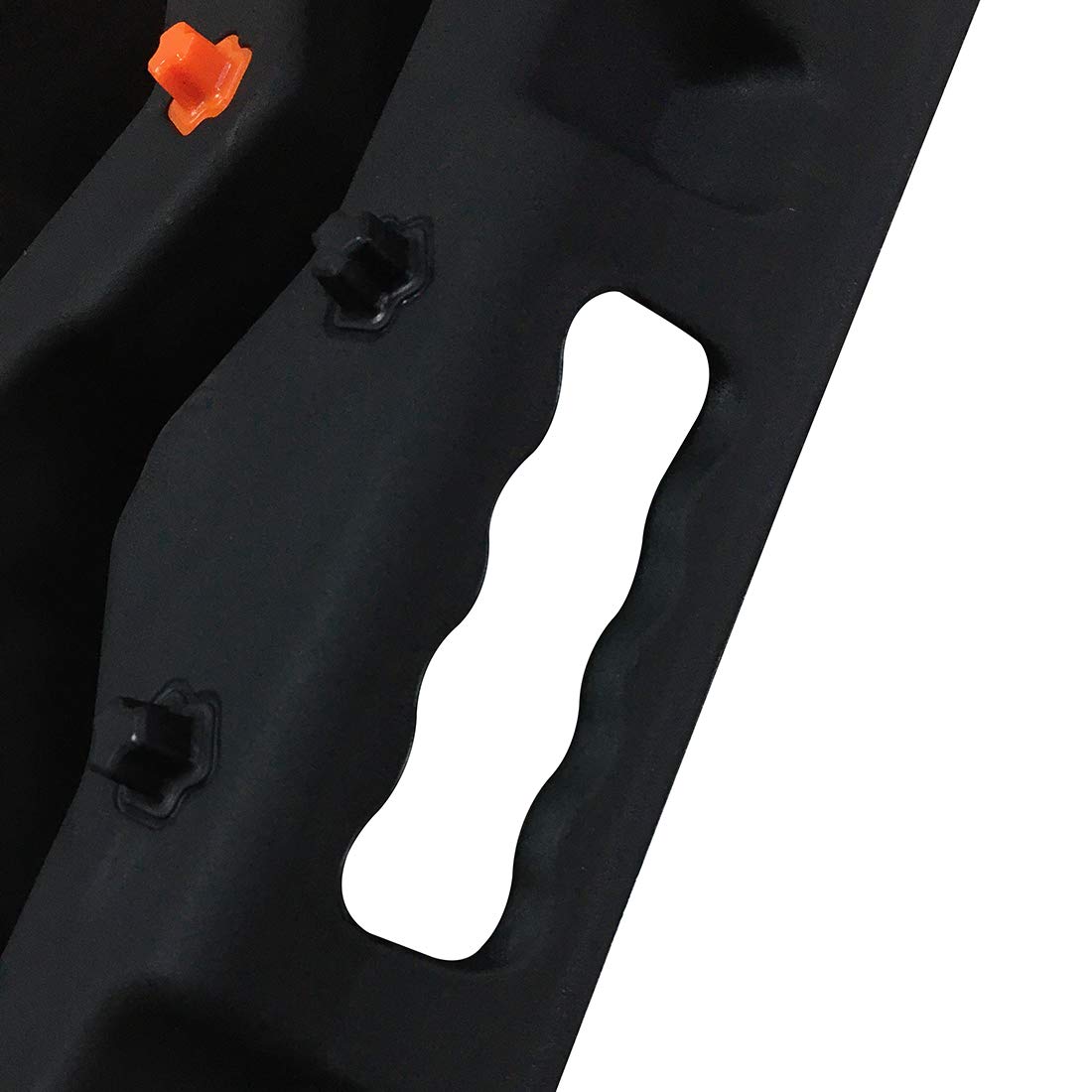 Piste di Recupero Traction Tappetino da Trazione Track Pneumatici Scaletta Emergency Recupero Piste per Sabbia, Neve, Fango, Intrappolato 2 Pcs Nero