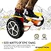 Swagtron Swagboard Outlaw T6 Off-Road Hoverboard - First in The World to Handle Over 380 LBS, Up to 12 MPH, 10