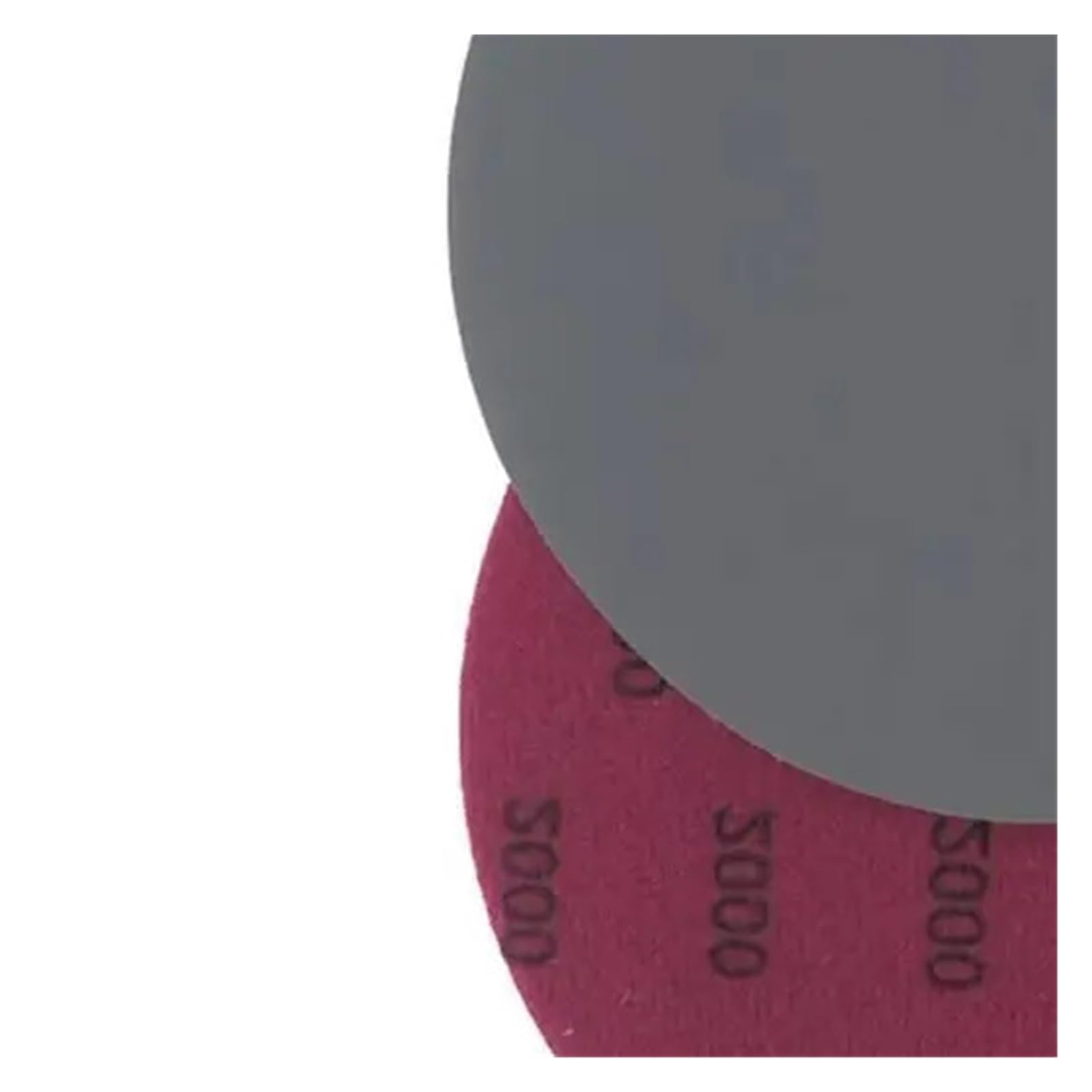 Papel de lija grano 100 Uds. Disco papel húmedo/seco con bucle 5 pulgadas, disco Para Lijadora(Grey-p80)