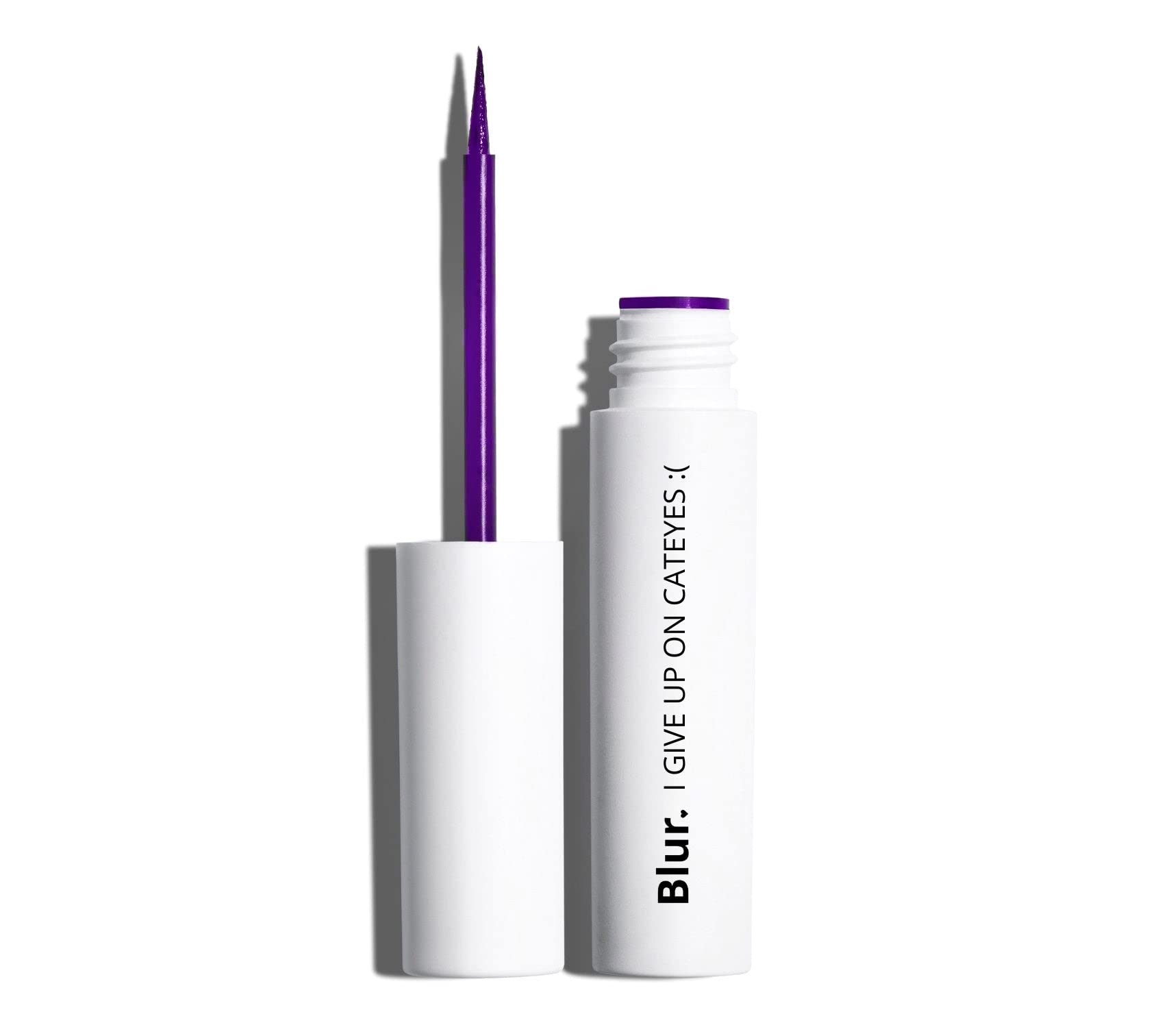 Blur India I Give Up On Cat Eyes | Matte Eyeliner | Long Lasting, Water-Proof, Smudge-Proof Formula | 5ml | Plum