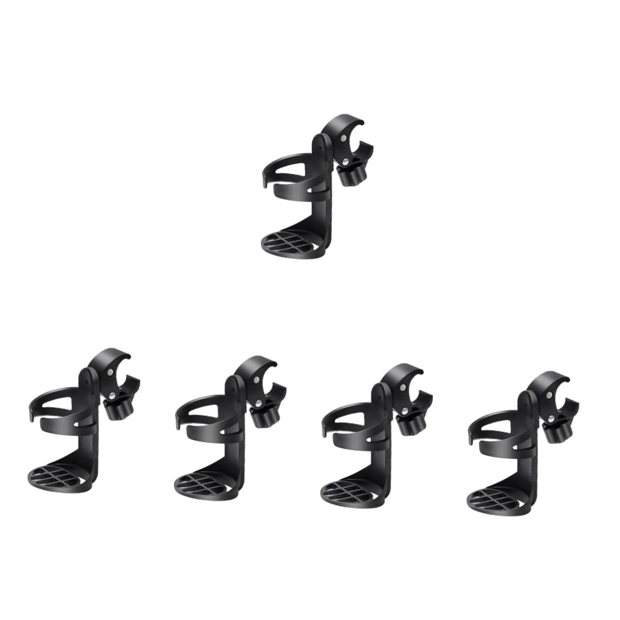 Healvian 5pezzi Portabicchieri Per Passeggini Tazze e Bottiglie Facile Installare e Adatto Carrozzine e Scooter Accessorio e Versatile