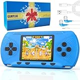 Handheld Game for Kids - Preloaded 258 Retro Video Games & 3 Cartridges, 3.0
