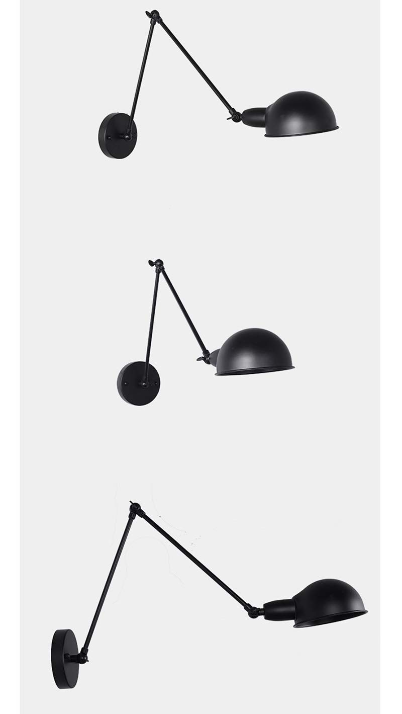 Rétro Vintage Réglable Long Bras Articulé Luminaire Edison