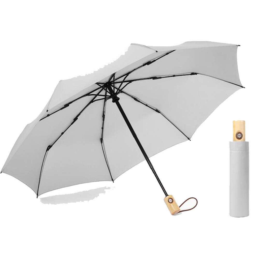 Urządzenia wyjściowe vintage drewniany uchwyt automatyczny parasol odzież przeciwdeszczowa