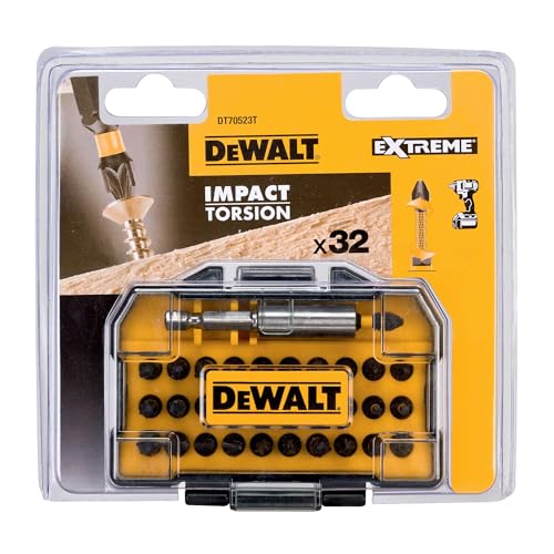 Image of DEWALT DT70523T-QZ 32-Piece EXTREME FLEXTORQ Screwdriver Set - Includes (31) 25mm Screwdriver Bits & 1 Bit Holder