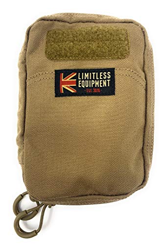 Limitless Equipment EDC-XS Utility Pouch for EDC, First aid Kits and Personal Organisation (MOLLE)