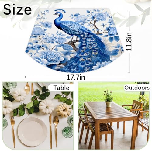 Sets de table ronds thermorésistants et imperméables pour table cuisine - 3