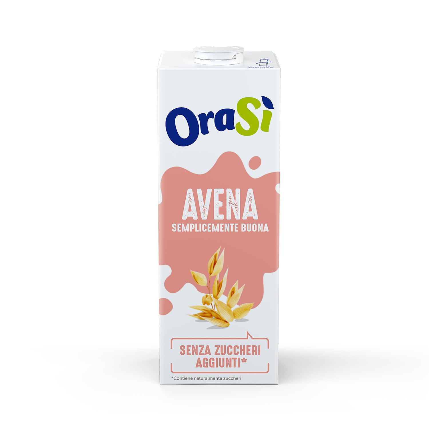 OraSì Bevanda Di Avena 1 Litro 12 Unità Alternativa vegetale al Latte a base di Avena Cremoso Senza Zuccheri Aggiunti, Fonte Di Calcio E Vitamine Ideale Per Dieta Vegana Colazioni E Ricette
