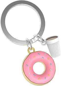 Amazon.co.jp: MTM メタモルフォーゼ キーホルダー ドーナツ コーヒー