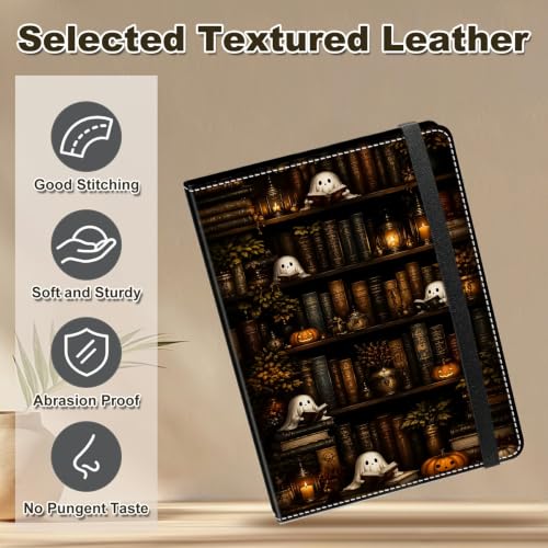 Image of Photo Album 4x6 120 Photos with Strong Elastic Band, Ghost Bookshelf | Large Capacity Premium Leather Picture Album, Portable Wallet Albums Photo Book for Family Anniversaries Wedding Baby