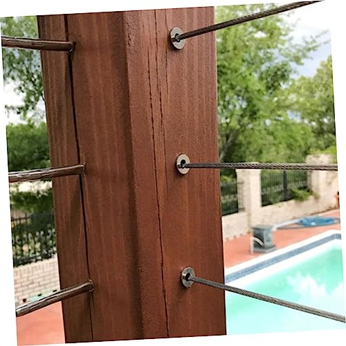 Manchons inoxydable pour garde-corps câble accessoire railing terrasse bois - 4