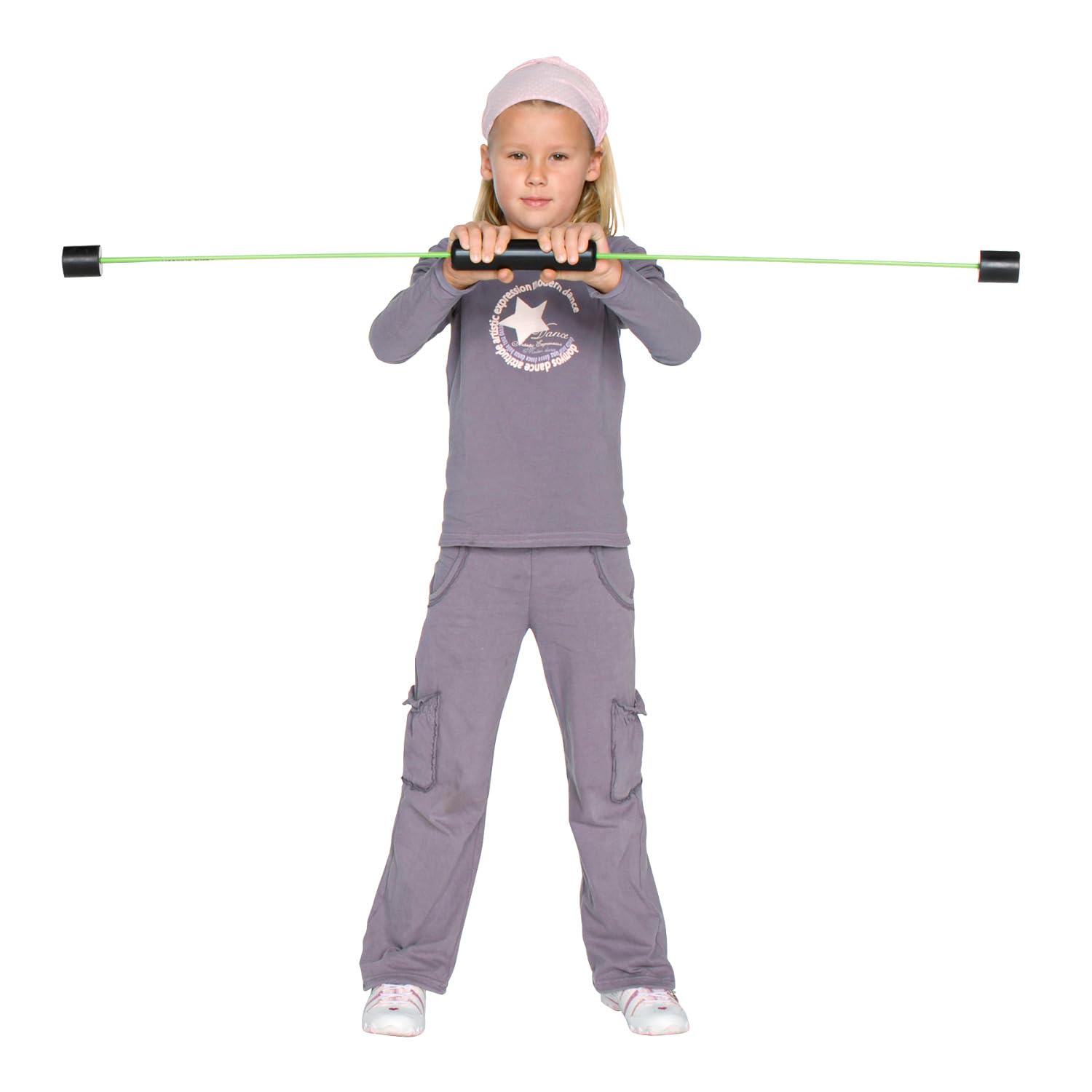 FLEXI-BAR® Tige oscillante standard Flexi-Sports avec DVD d'introduction et plan d'entraînement, barre d'inertie et bâton oscillant
