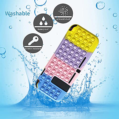 Capa protetora para Nintendo Switch Lite, Relieve Stress Push Pop Bubble Sensorial Toy Design, Capa