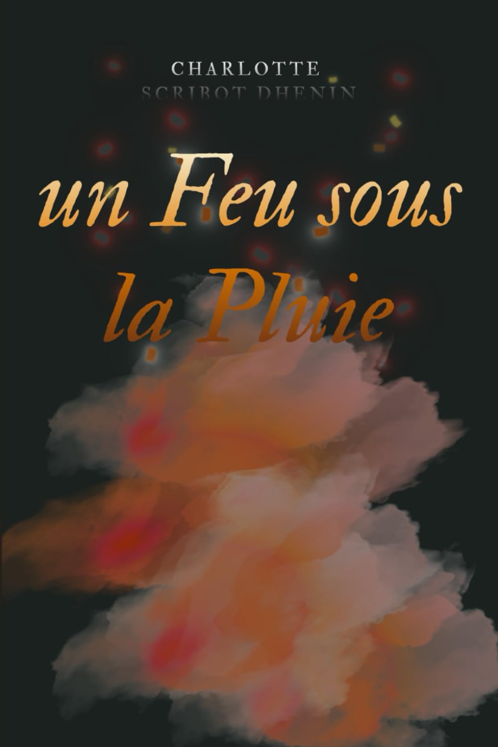 Un feu sous la pluie