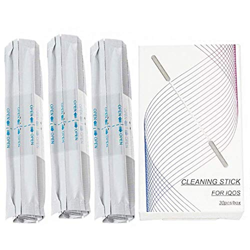 Tai Cleaning Stick for IQOS Cleaning Cotton Swab 30 PCs x 3 Boxes
